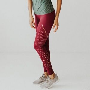 Senita lux alpine laser cut leggings